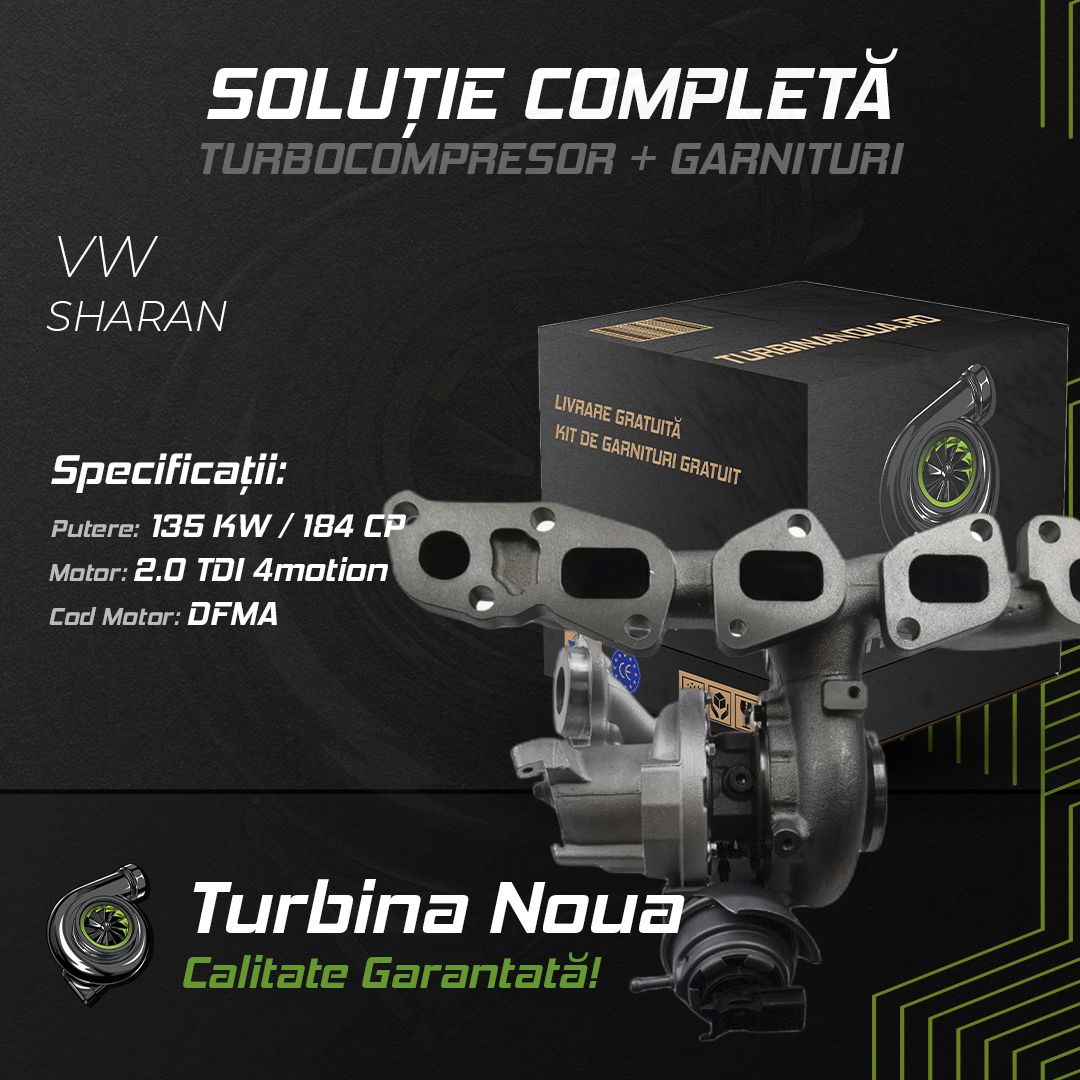 Turbina VW SHARAN 2.0 TDI 4motion 135 KW / 184 CP Noua - Image 2