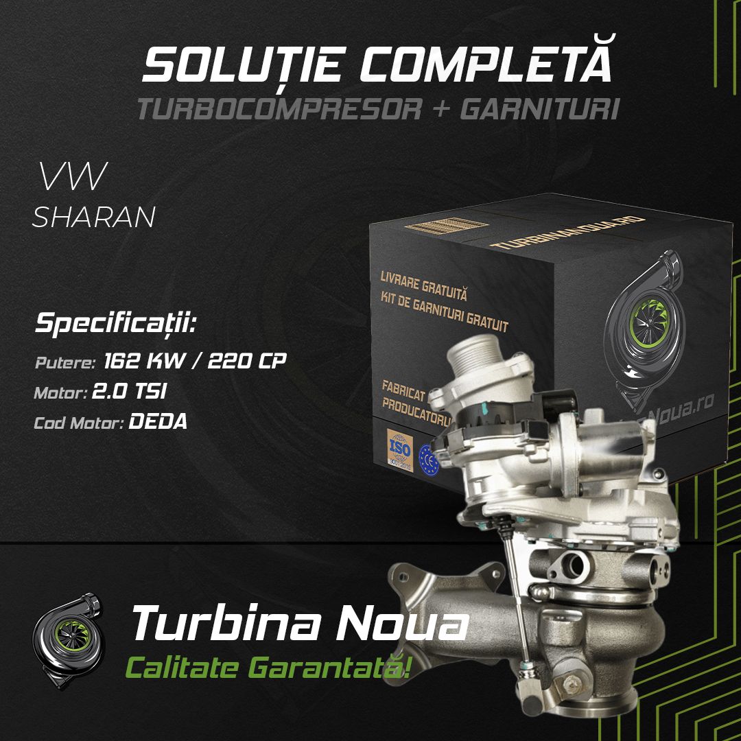 Turbina VW SHARAN 2.0 TSI 162 KW / 220 CP Noua - Image 2