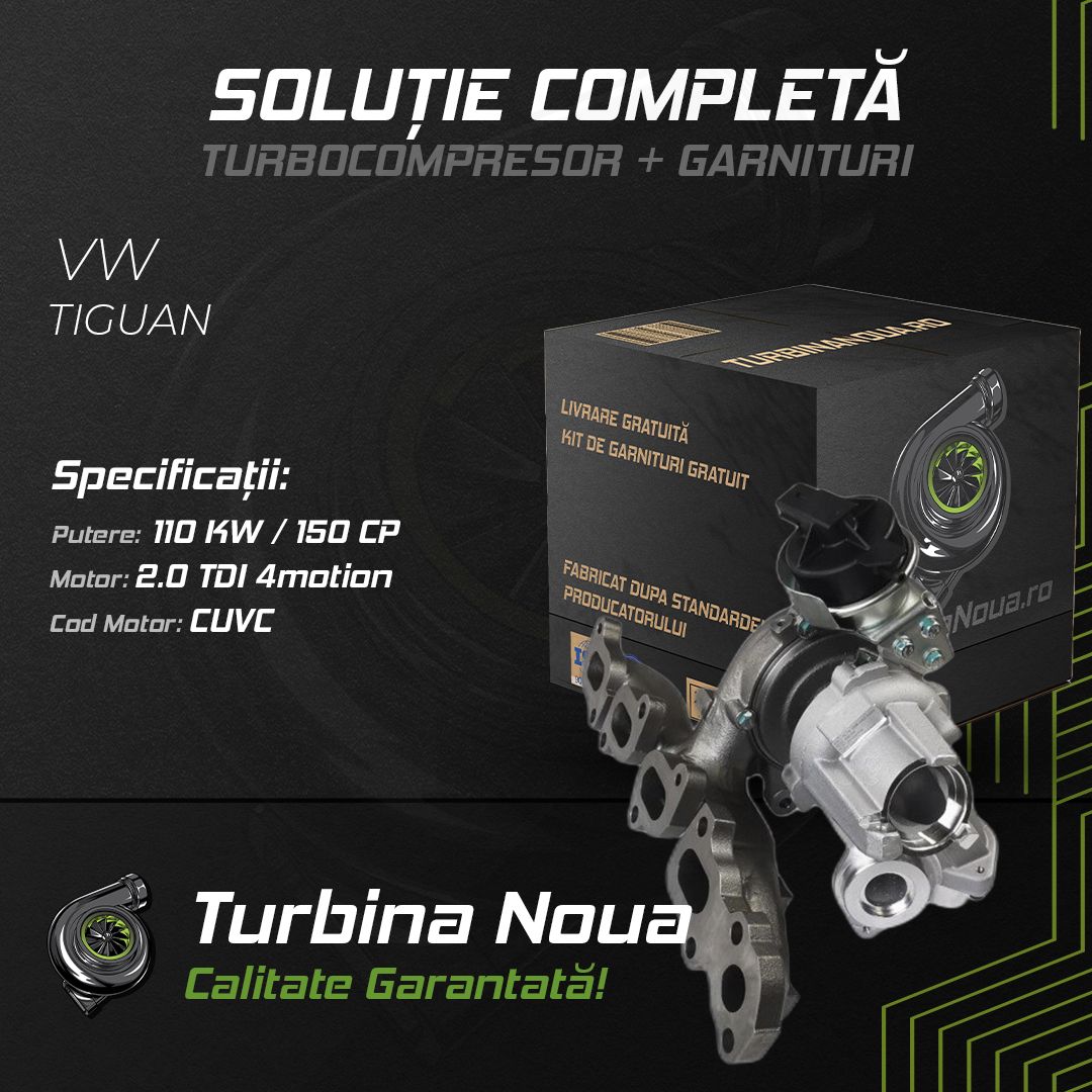 Turbina VW TIGUAN 2.0 TDI 4motion 110 KW / 150 CP Noua - Image 2