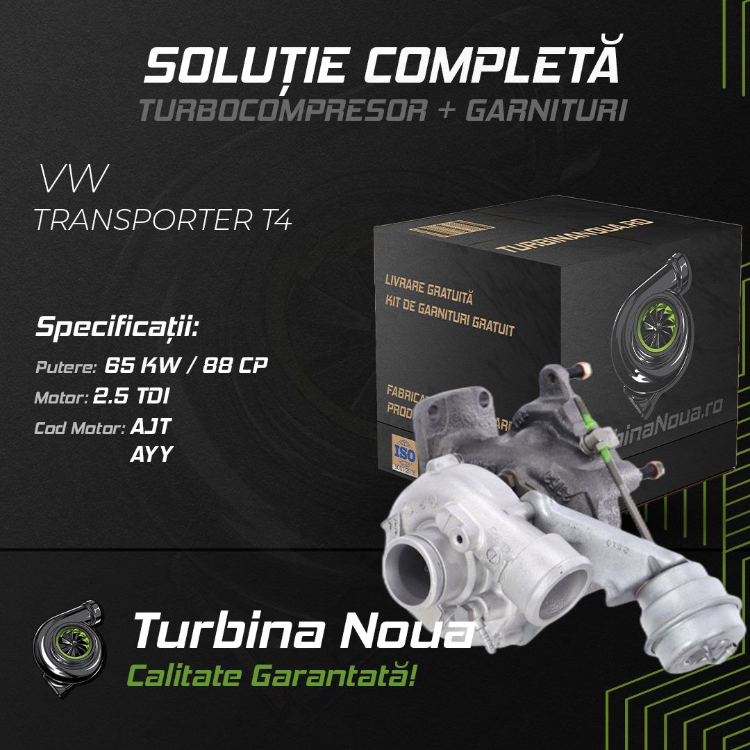 Turbina VW TRANSPORTER T4 2.5 TDI 65 KW / 88 CP Noua - Image 2