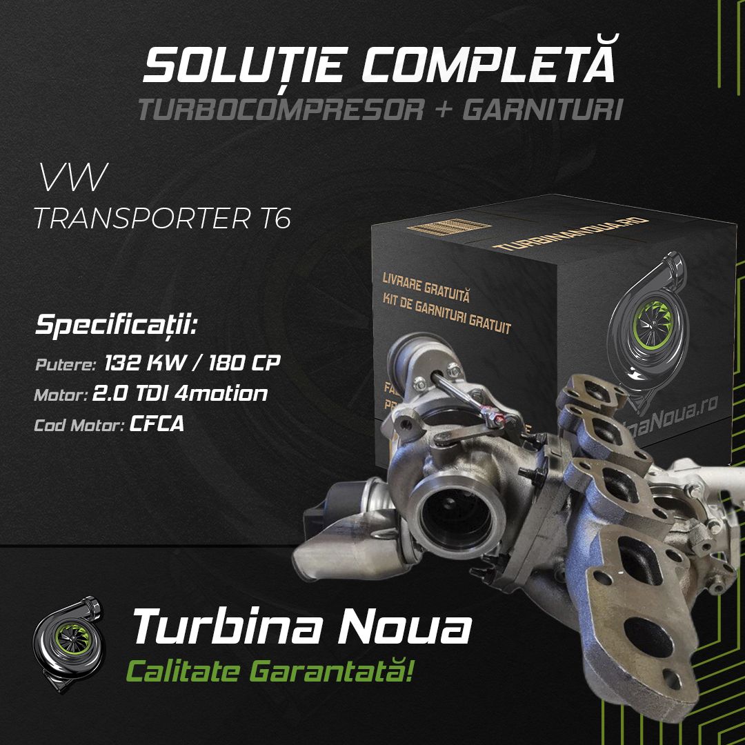 Turbina VW TRANSPORTER T6 2.0 TDI 4motion 132 KW / 180 CP Noua - Image 2