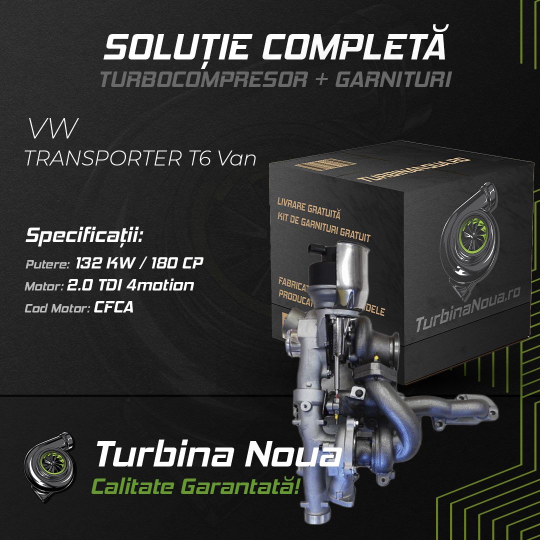 Turbina VW TRANSPORTER T6 Van 2.0 TDI 4motion 132 KW / 180 CP Noua - Image 2